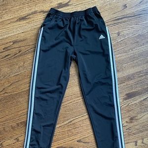 Girls’ XL Adidas Track Pants in black - Good used condition